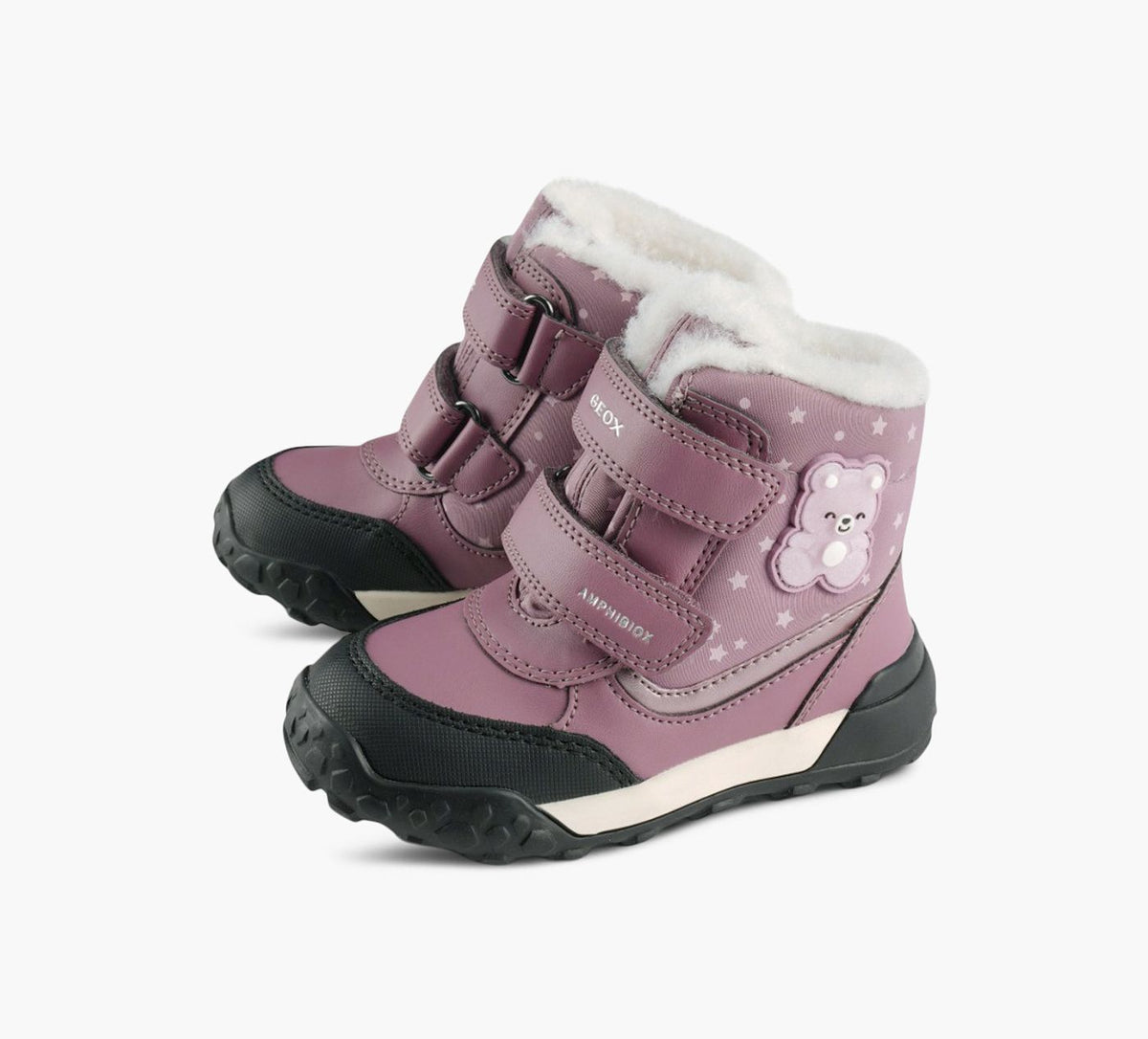 GEOX BTREKKYUPFILLEBABX en VIOLET vue 4