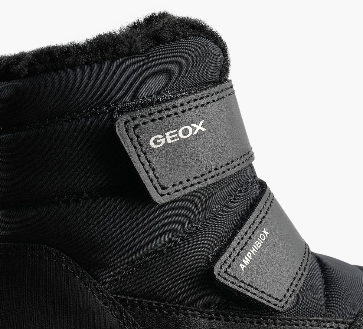 GEOX TREKKYUPB in BLACK view 1b