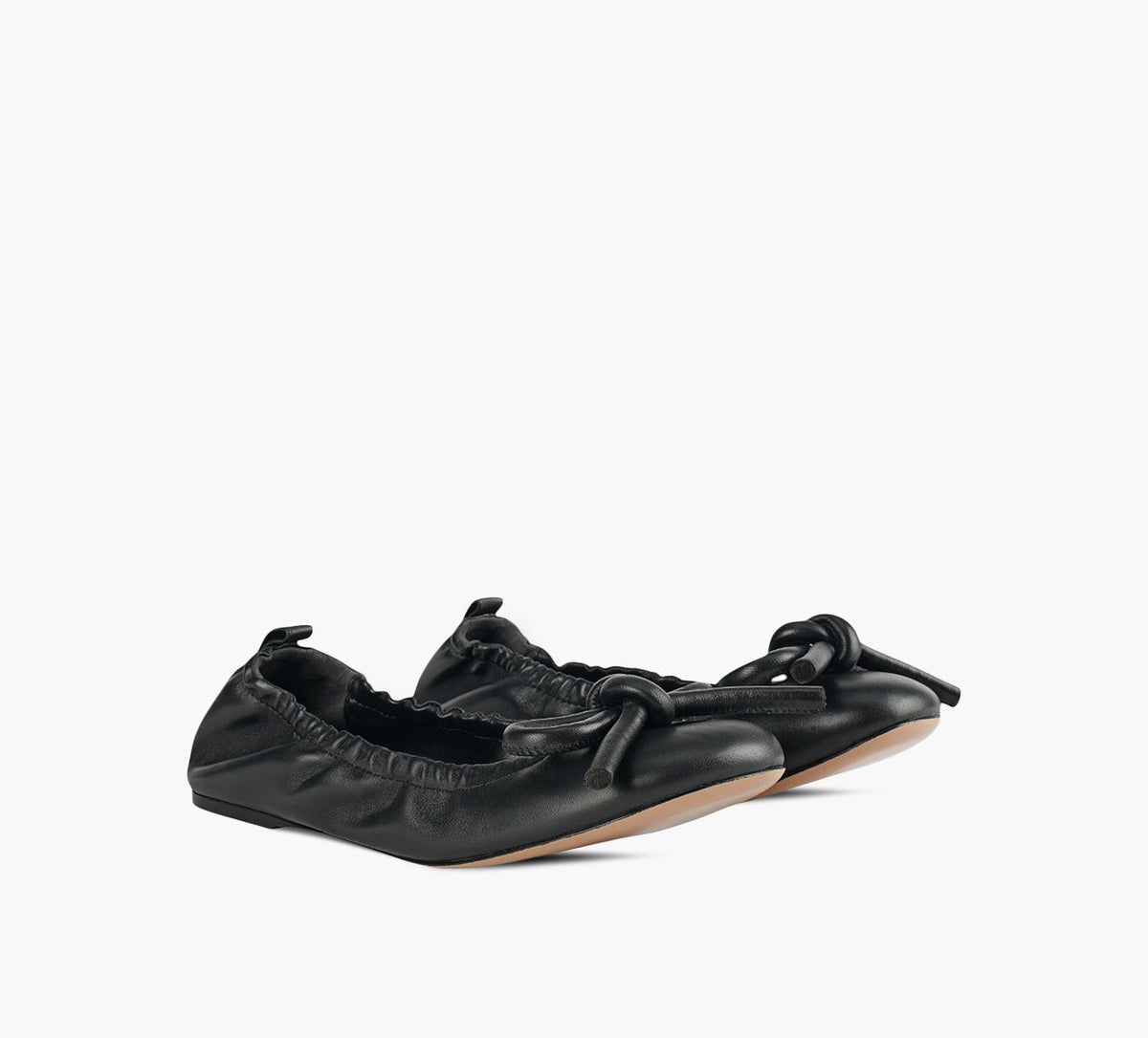 MARC JACOBS BALLERINETHEBOWLACER en NOIR vue 2
