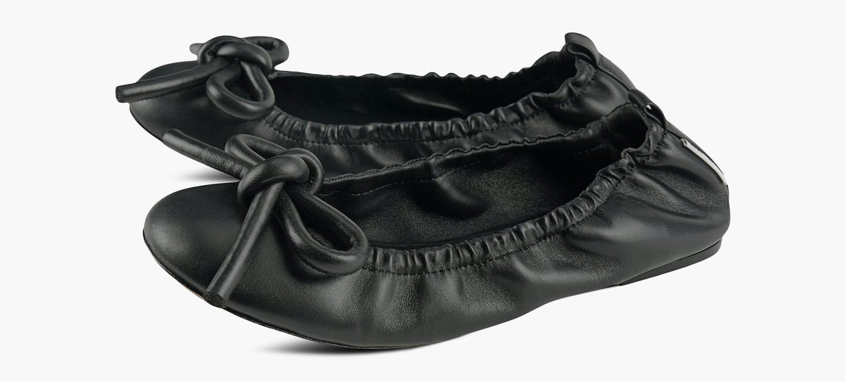 MARC JACOBS BALLERINETHEBOWLACER en NOIR vue 4