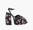 MARC JACOBS THEBOWPLATFORMHEEL in BLACK