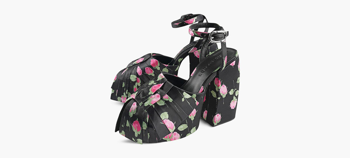 MARC JACOBS THEBOWPLATFORMHEEL in BLACK view 4