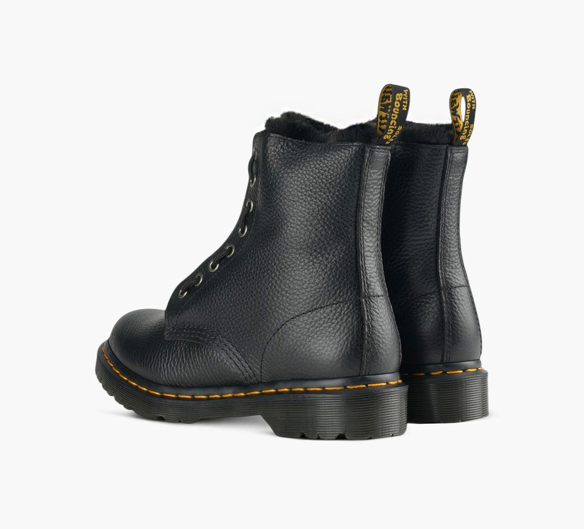 DR. MARTENS BOTTE1460FERMETURECLAIRAVANTDOUBLURECHAUDE en NOIR vue 3