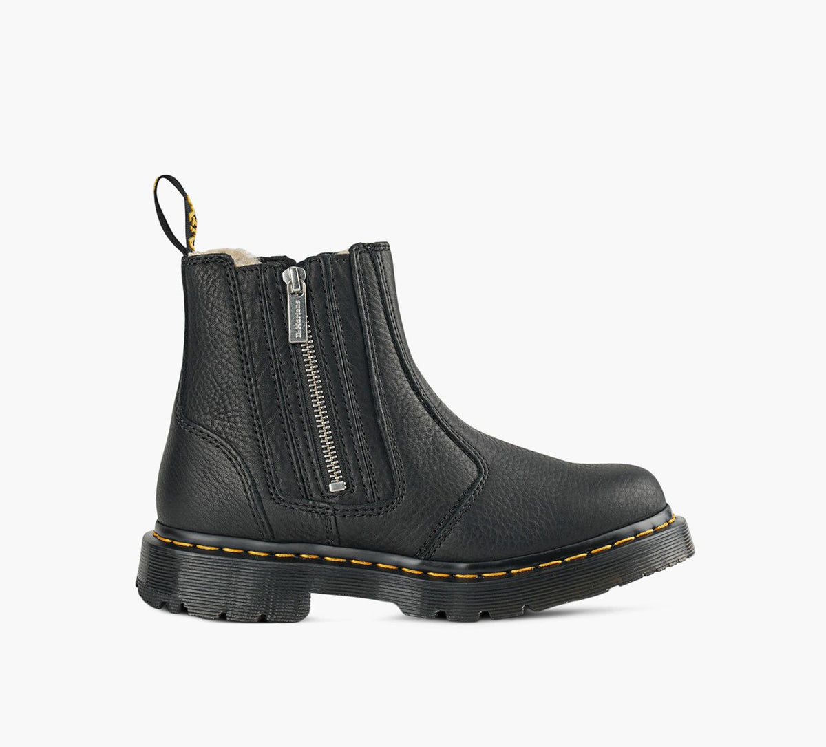 DR. MARTENS 2976ALYSONWITHZIPS in BLACK