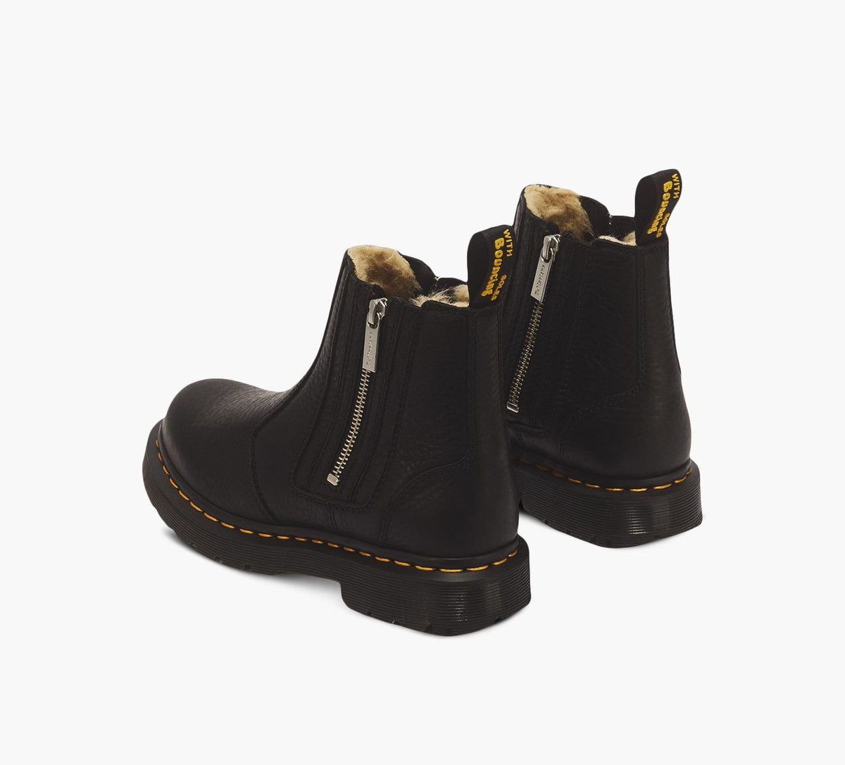 DR. MARTENS BOTTE2976ALYSONAVECFERMETURECLAIR en NOIR vue 3