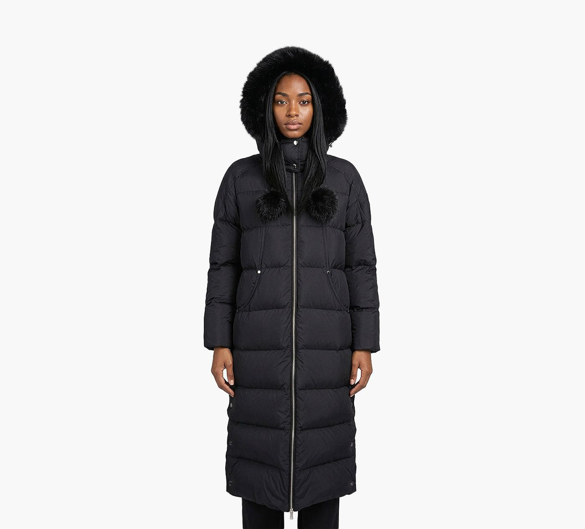 MOOSE KNUCKLES EVERESTLONGPUFFER in BLACK view 4