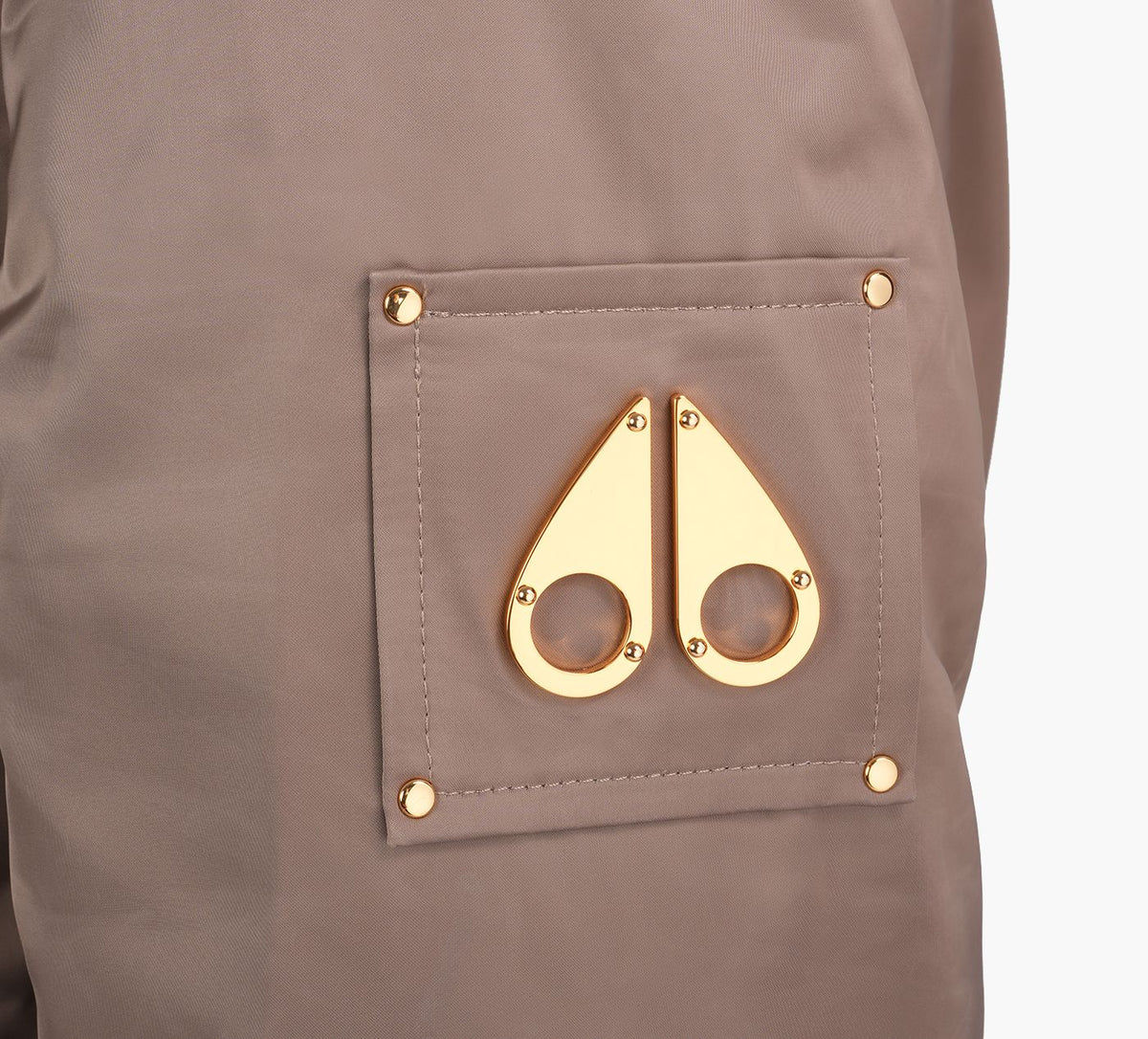 MOOSE KNUCKLES LUXESATINBOMBER in TAUPE view 7