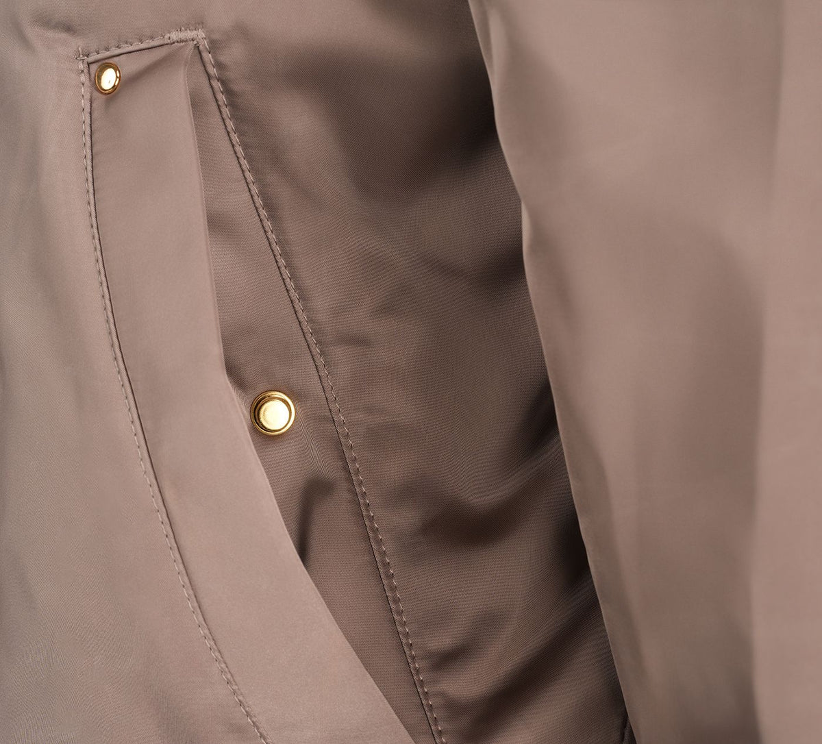 MOOSE KNUCKLES LUXESATINBOMBER in TAUPE view 8