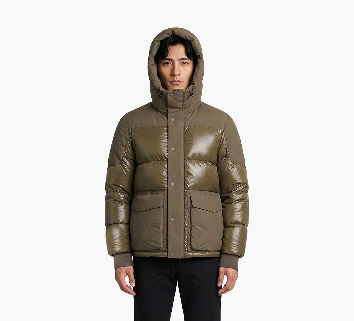 MOOSE KNUCKLES DOUDOUNEBRIAR3Q en KHAKI vue 4