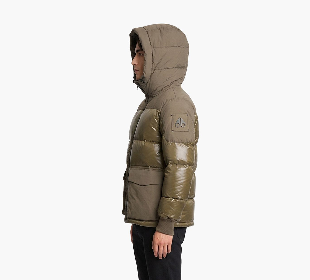 MOOSE KNUCKLES DOUDOUNEBRIAR3Q en KHAKI vue 5
