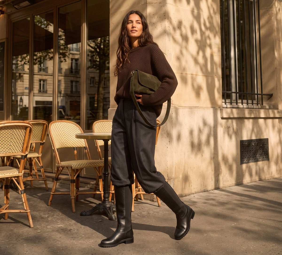 LA CANADIENNE SIRKO in BLACK view 1a