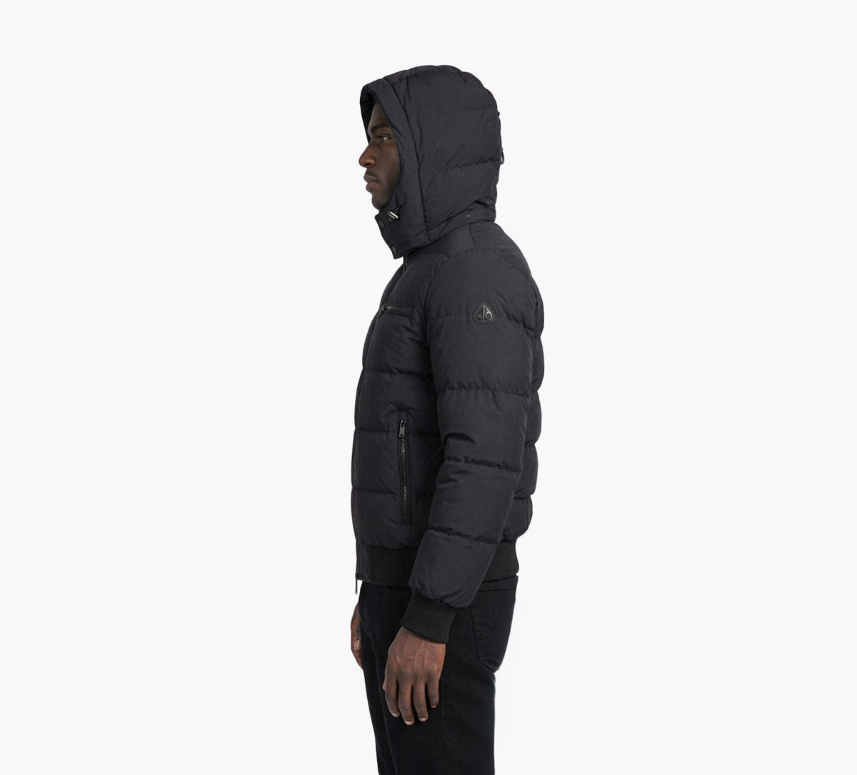 MOOSE KNUCKLES SOHOBOMBER in BLACK view 5