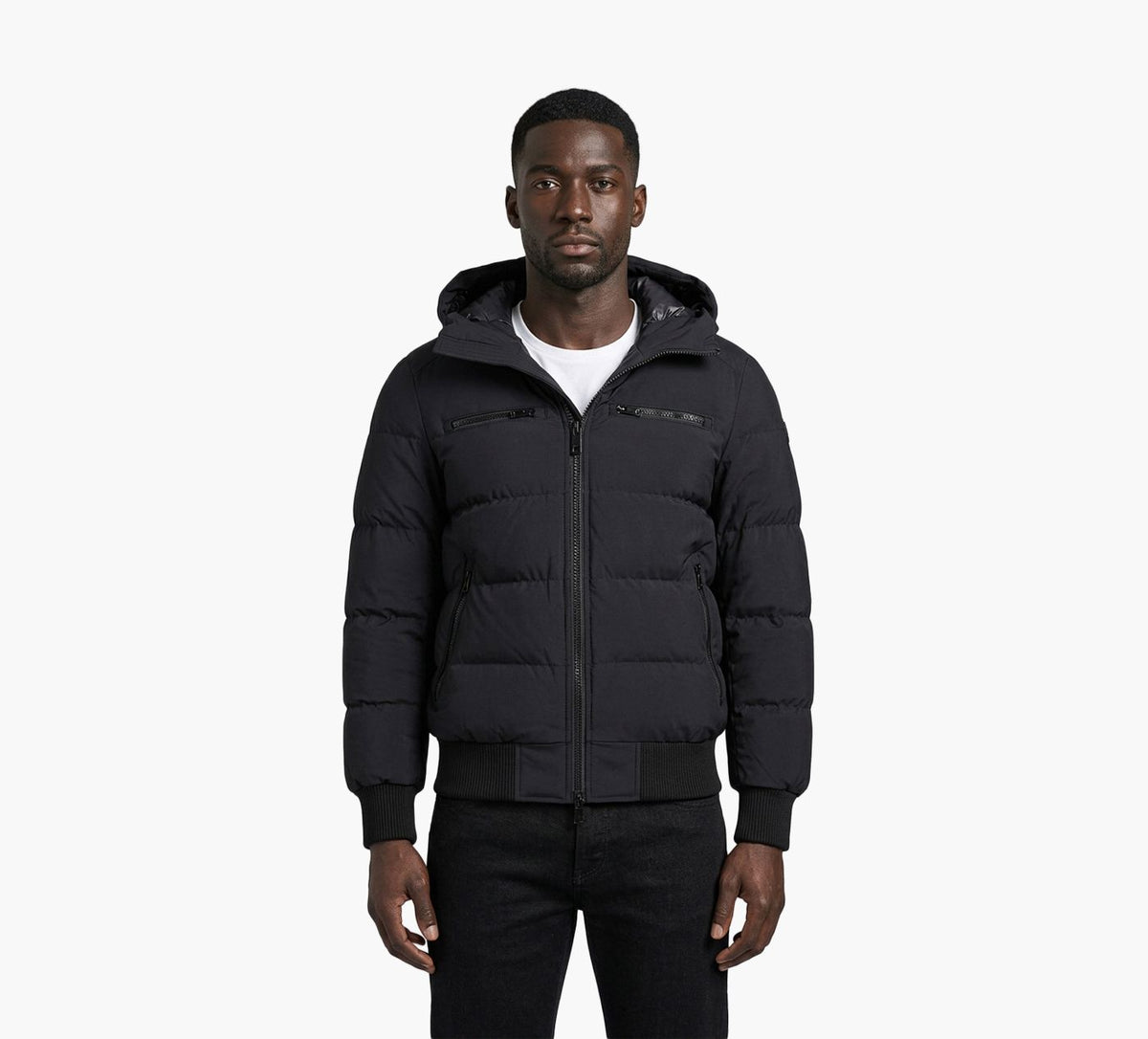 MOOSE KNUCKLES SOHOBOMBER in BLACK view 9