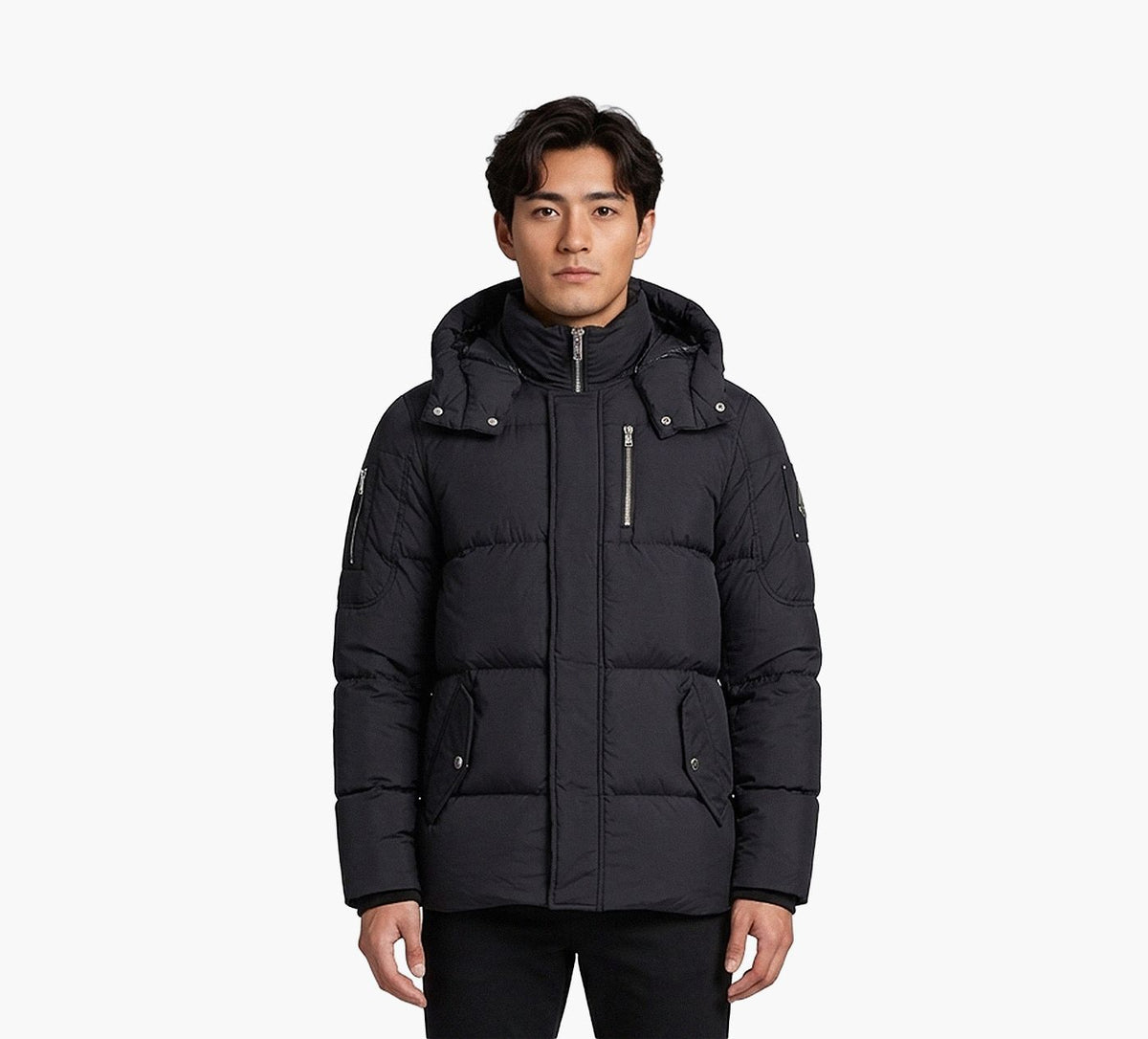MOOSE KNUCKLES EVEREST3QPUFFER in BLACK