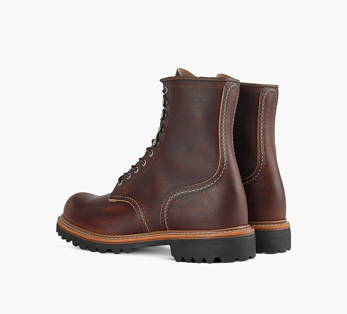 RED WING Logger in BROWN view 3