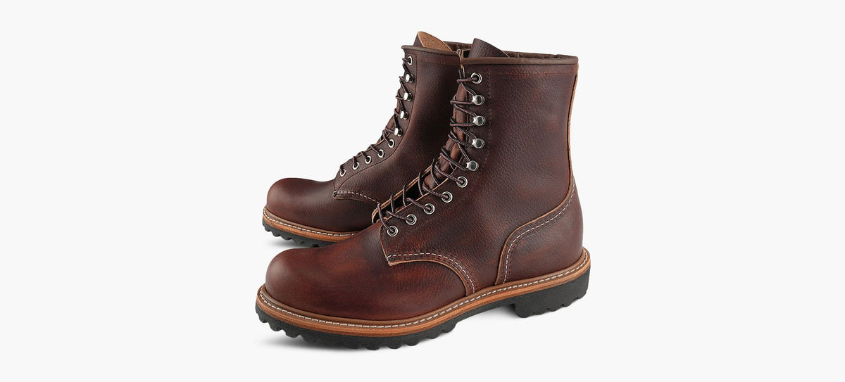 RED WING Logger in BROWN view 4