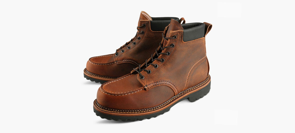 RED WING NorwayMoc in TAN view 4