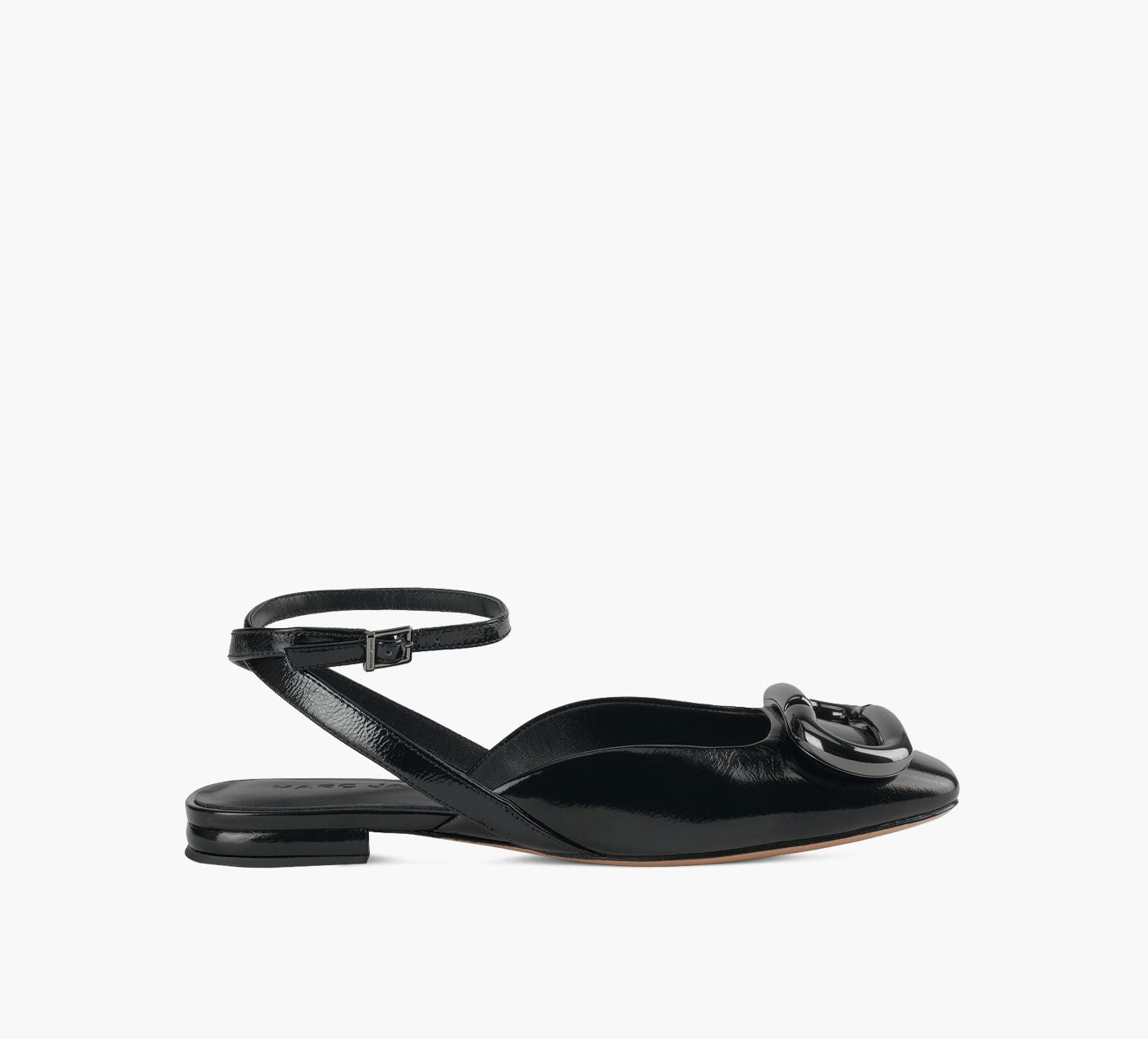 MARC JACOBS THEPOPJMARCFLAT in BLACK