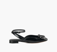MARC JACOBS THEPOPJMARCFLAT in BLACK