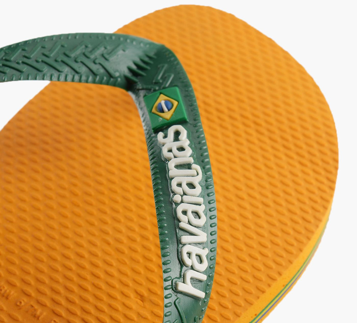 HAVAIANAS TONGHAVAIANASBRAZILLOGO en JAUNE vue 1b