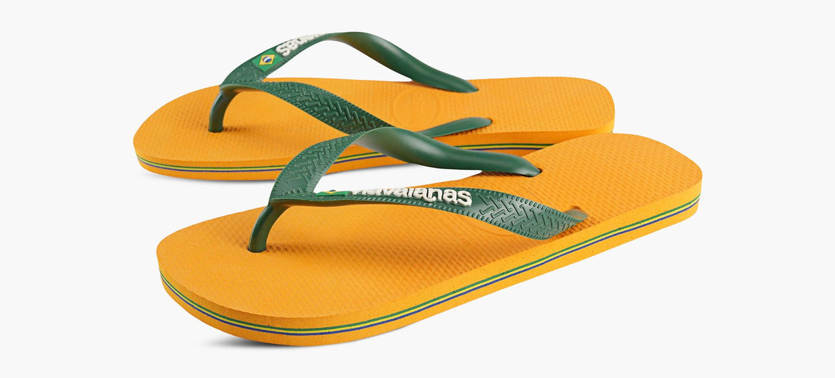 HAVAIANAS TONGHAVAIANASBRAZILLOGO en JAUNE vue 4