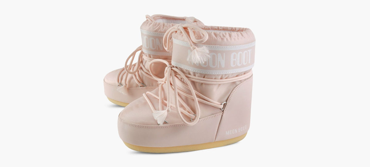 MOON BOOT ICONLOWBOOTS in LIGHT PINK view 4