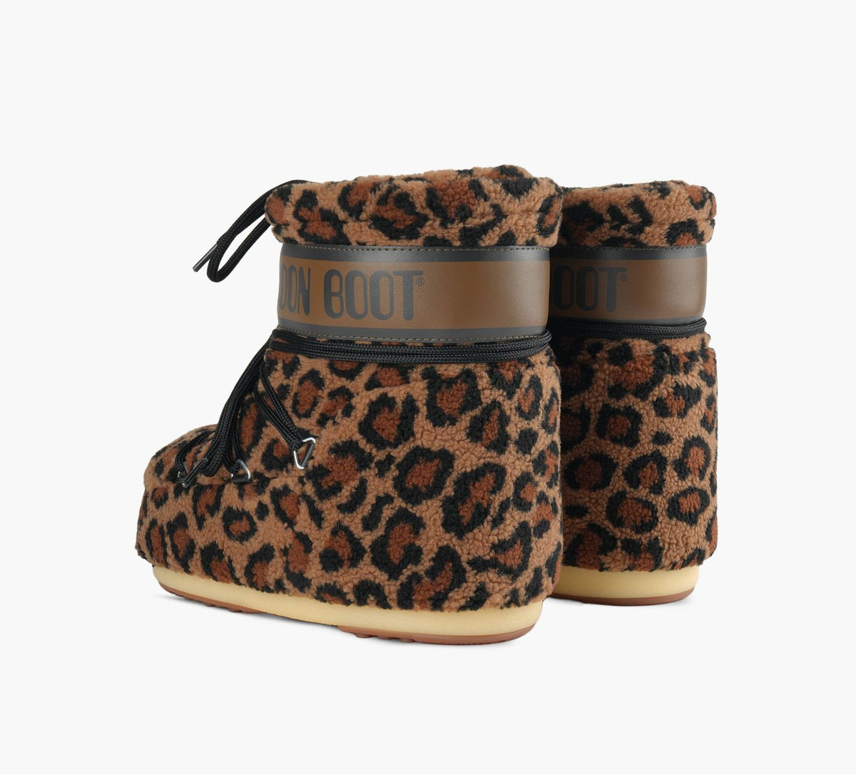 MOON BOOT ICONLOWFLEECE in TAN view 3