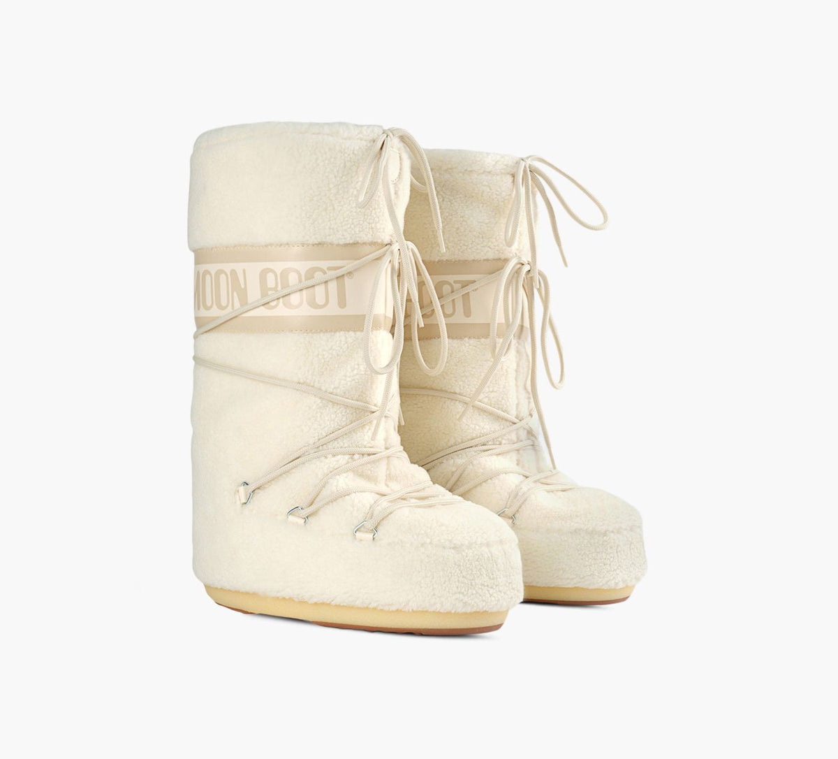 MOON BOOT ICONFLEECE in BEIGE view 2