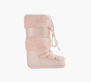 MOON BOOT ICONFAUXFUR in LIGHT PINK