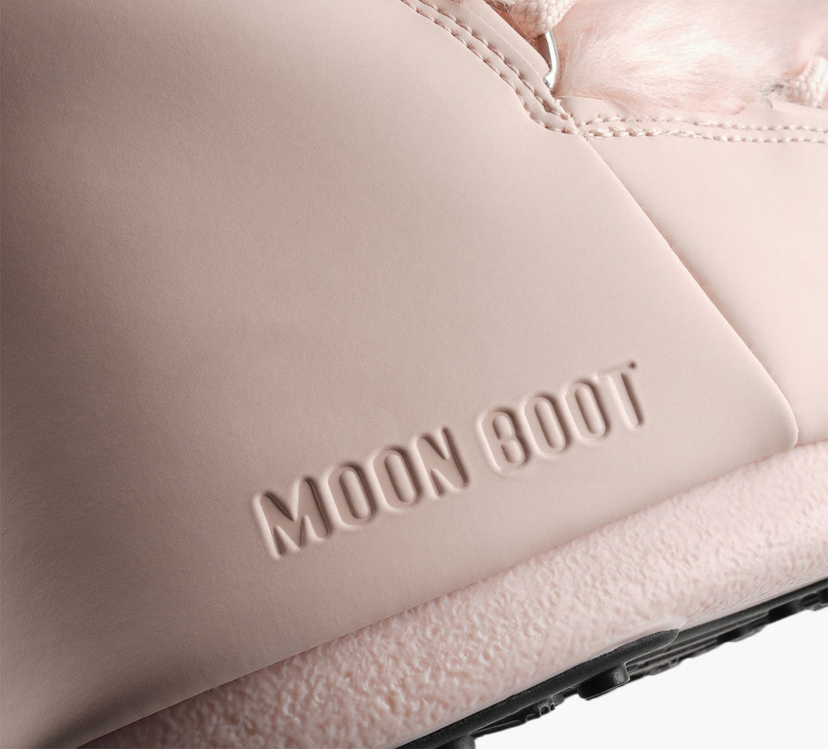 MOON BOOT ICONFAUXFUR in LIGHT PINK view 1b