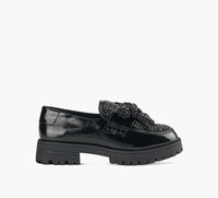 KURT GEIGER FLNEURBOWCRYSTAL en NOIR