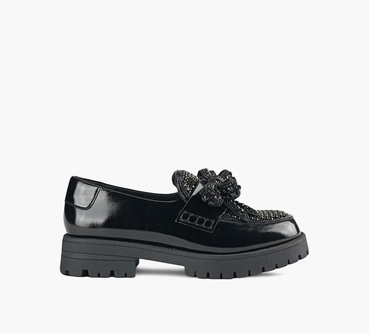 KURT GEIGER FLNEURBOWCRYSTAL en NOIR