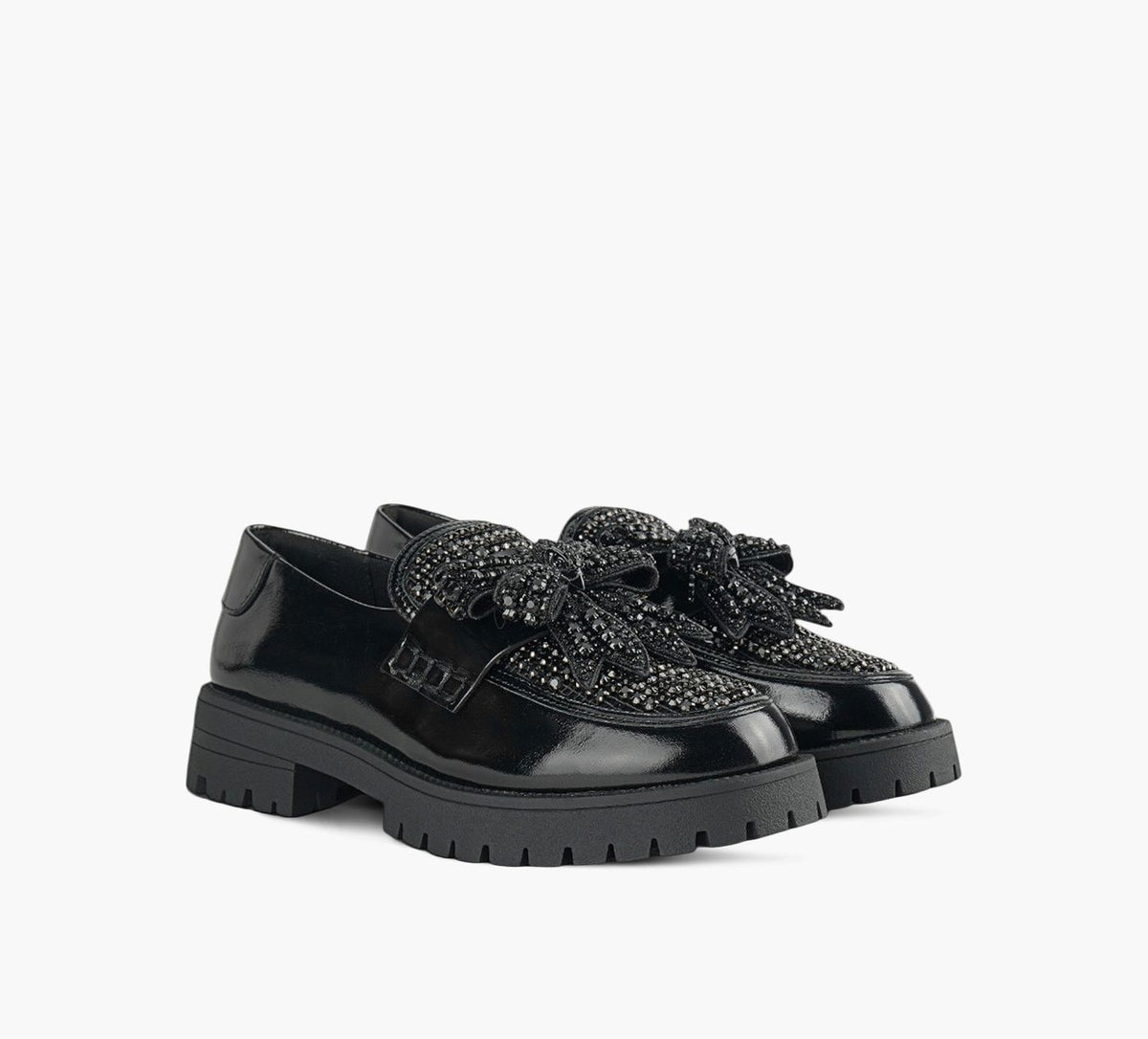 KURT GEIGER FLNEURBOWCRYSTAL en NOIR vue 2