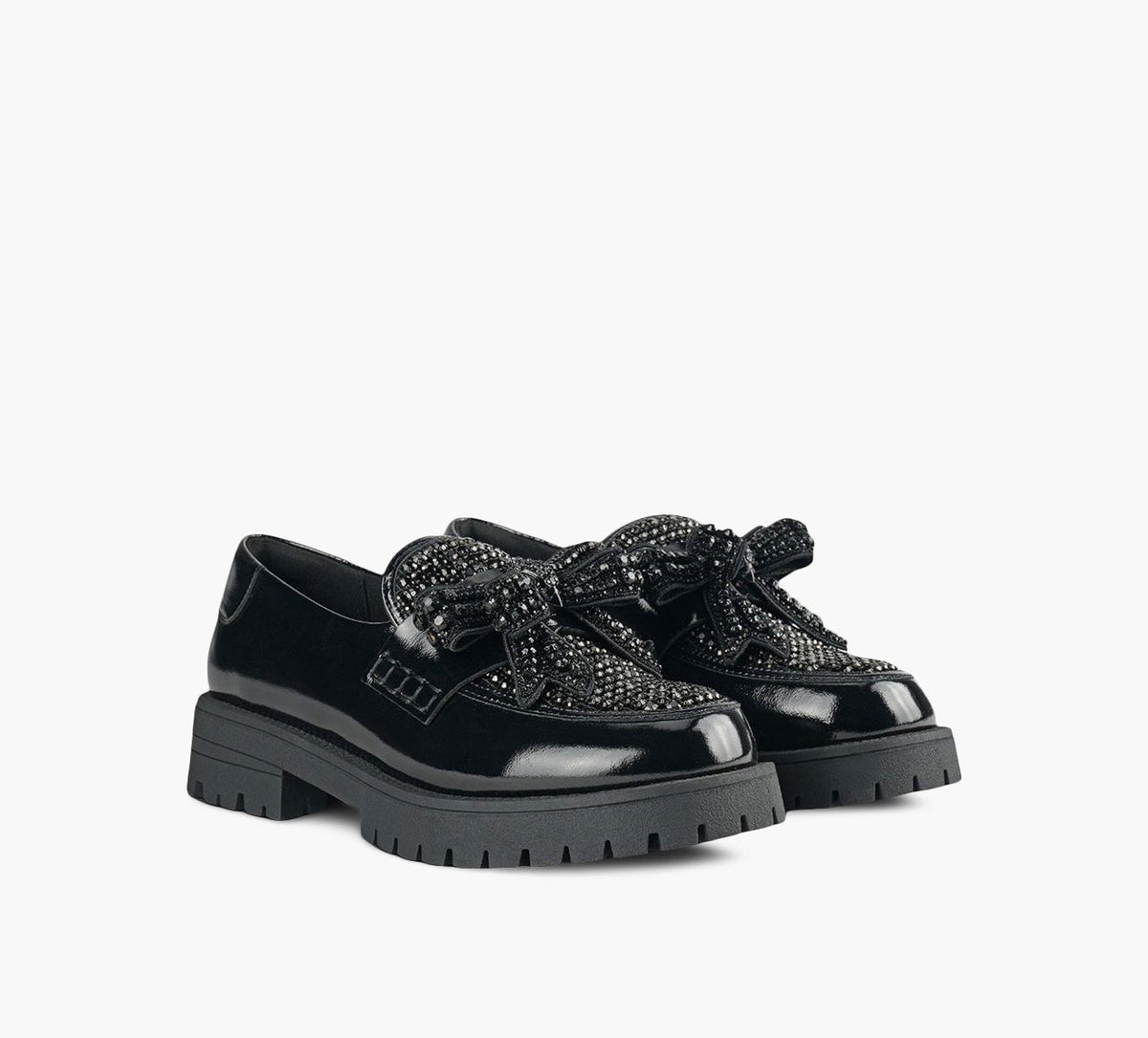 KURT GEIGER FLNEURBOWCRYSTAL en NOIR vue 2