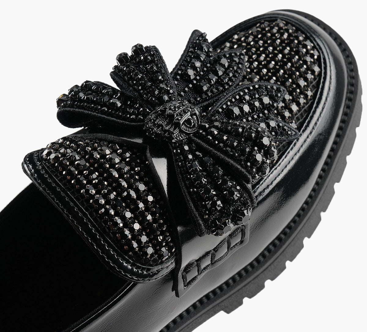 KURT GEIGER FLNEURBOWCRYSTAL en NOIR vue 8