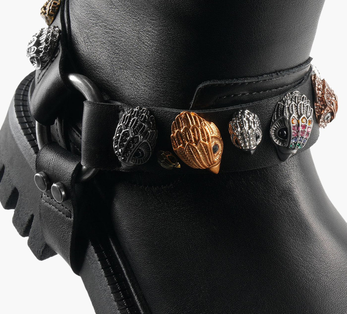 KURT GEIGER EAGLESHARNESSBIKER in BLACK view 9