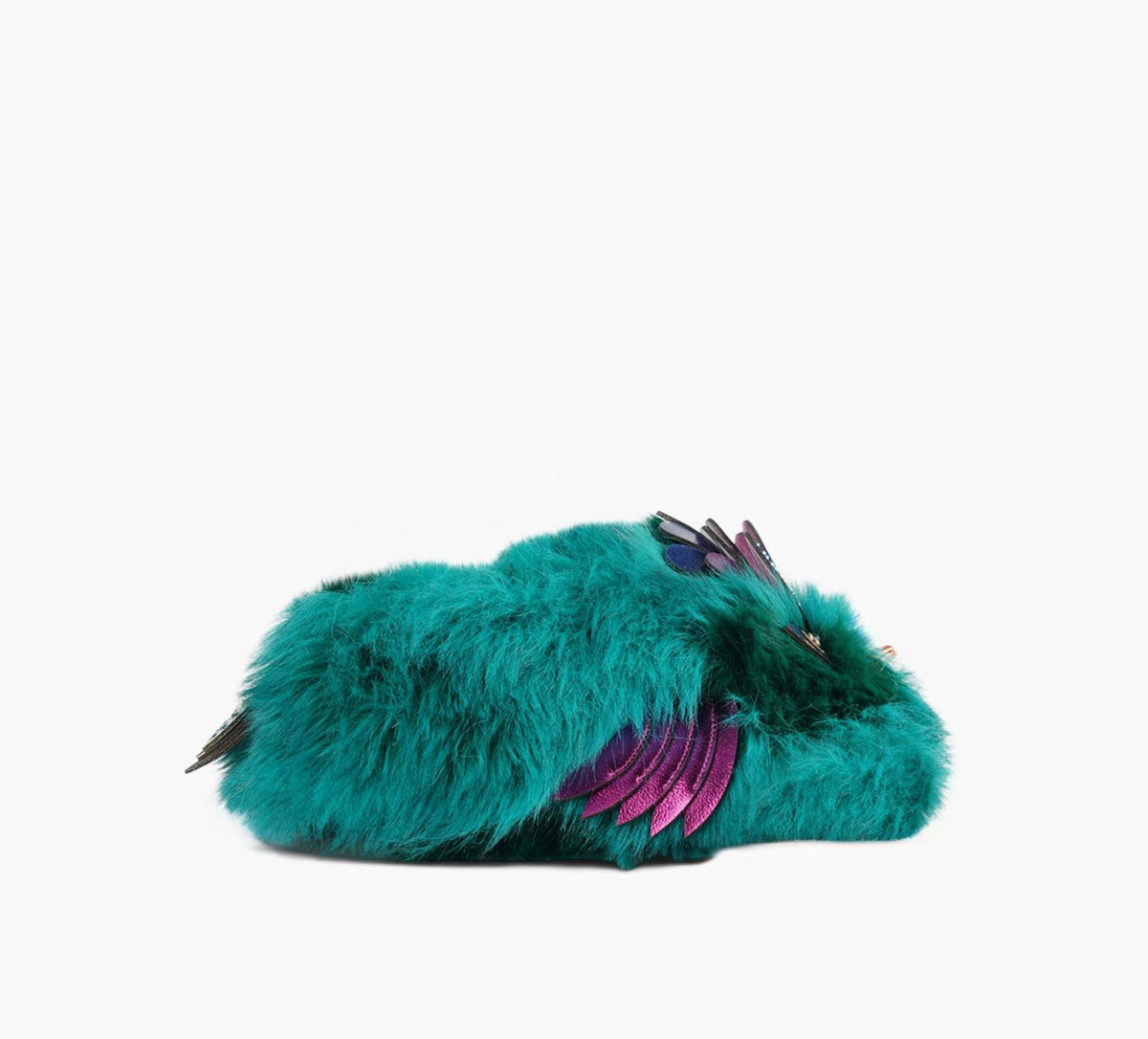 KURT GEIGER EAGLEFLUFFSLIPPER in GREEN