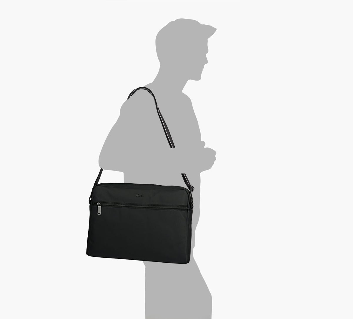 BOSS ZEPHMESSENGERBAG in BLACK view 4