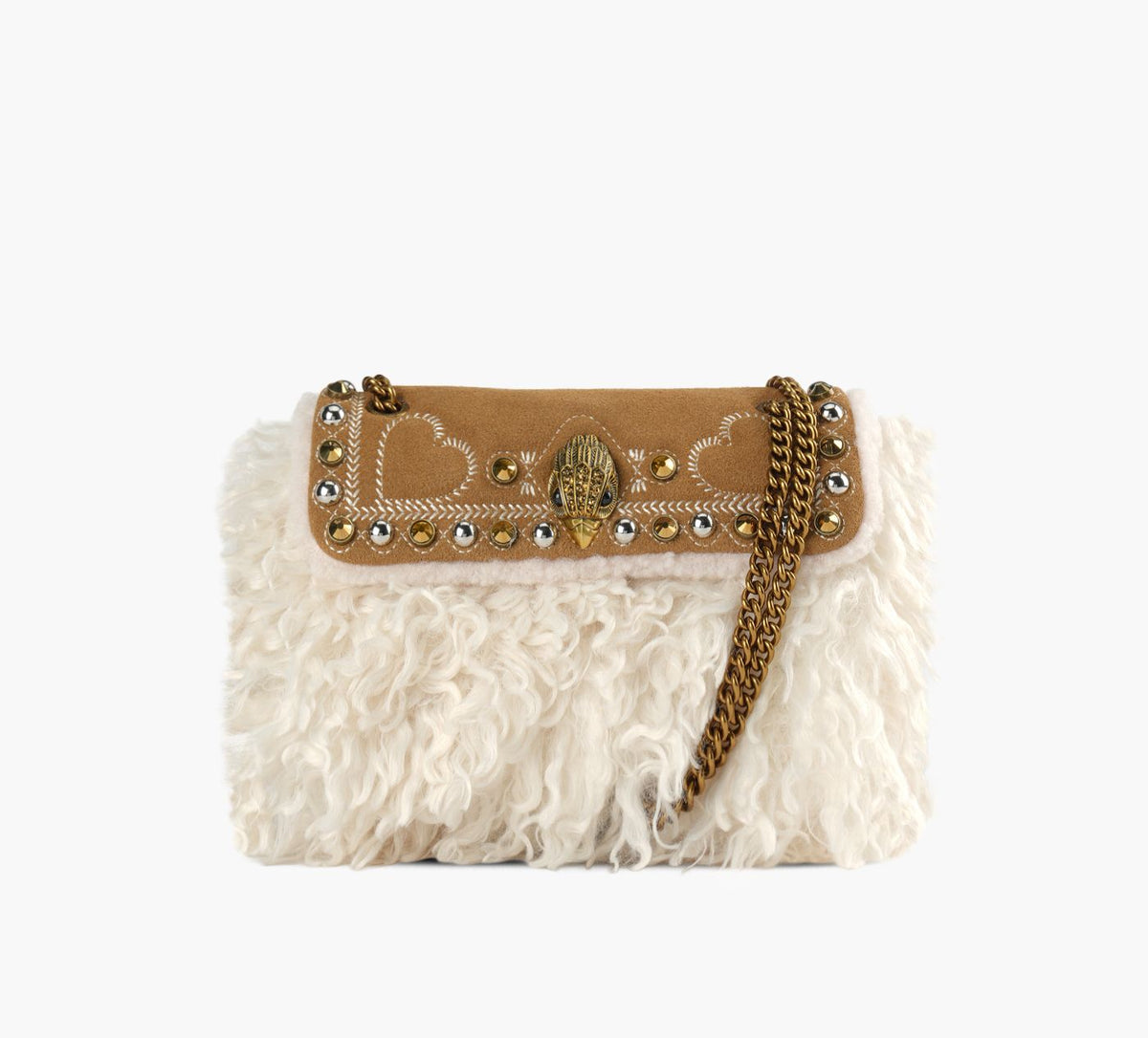 KURT GEIGER SACMINIKENSINGTON en TAN vue 1b