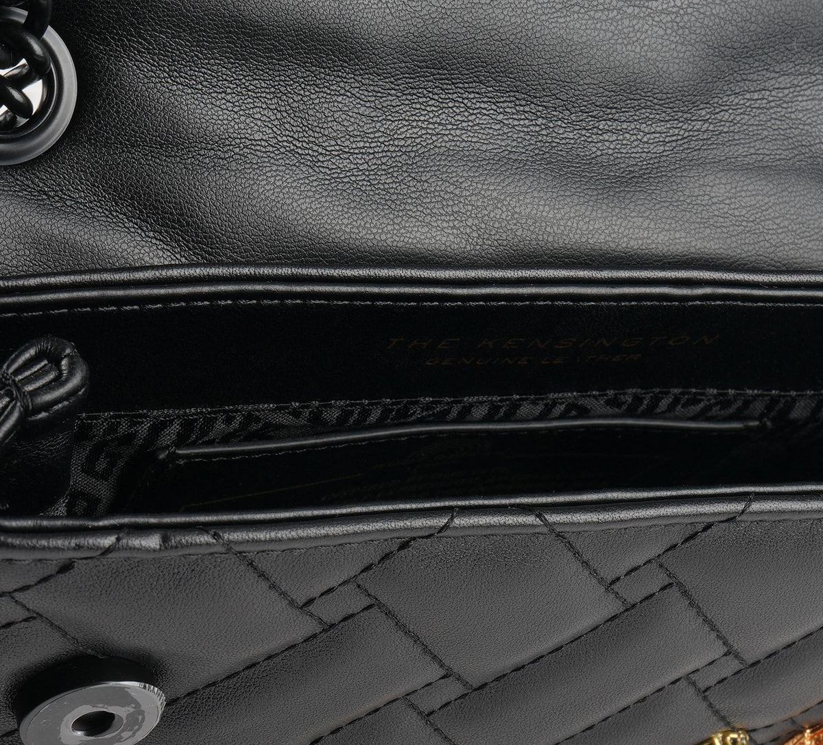 KURT GEIGER SACMINIKENSINGTONEAGLES en NOIR vue 1c