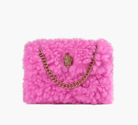 KURT GEIGER SACMINIKENSINGTONFAUXFUR en ROSE PALE
