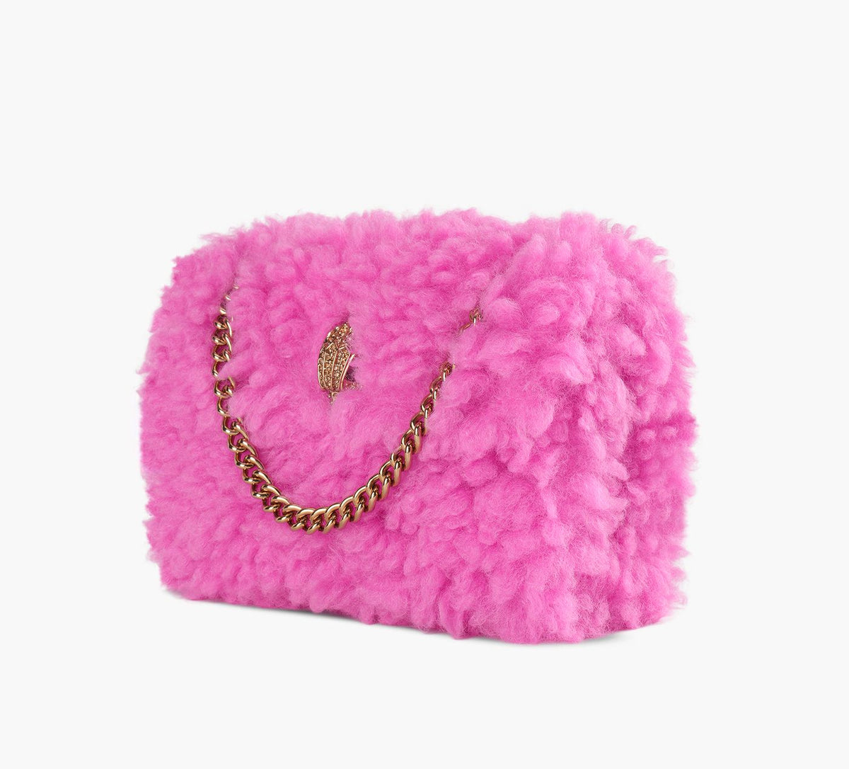 KURT GEIGER SACMINIKENSINGTONFAUXFUR en ROSE PALE vue 2
