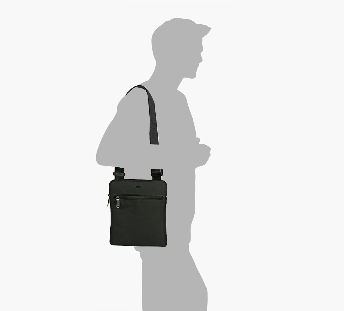 BOSS ZEPHENVELOPEBAG in BLACK view 4