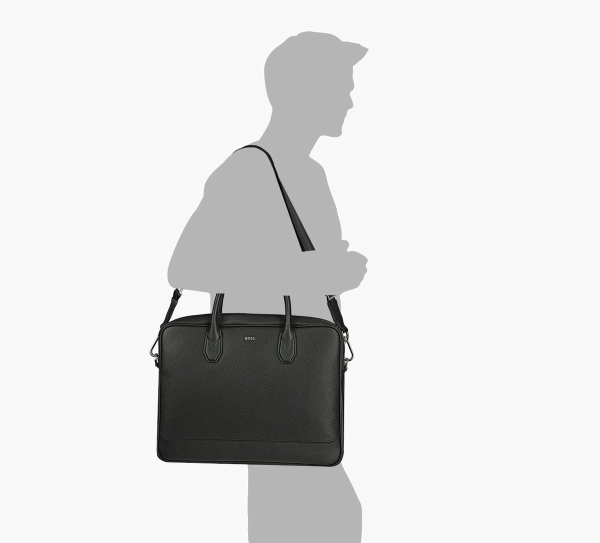 BOSS NORTHONMESSENGERBAG in BLACK view 4