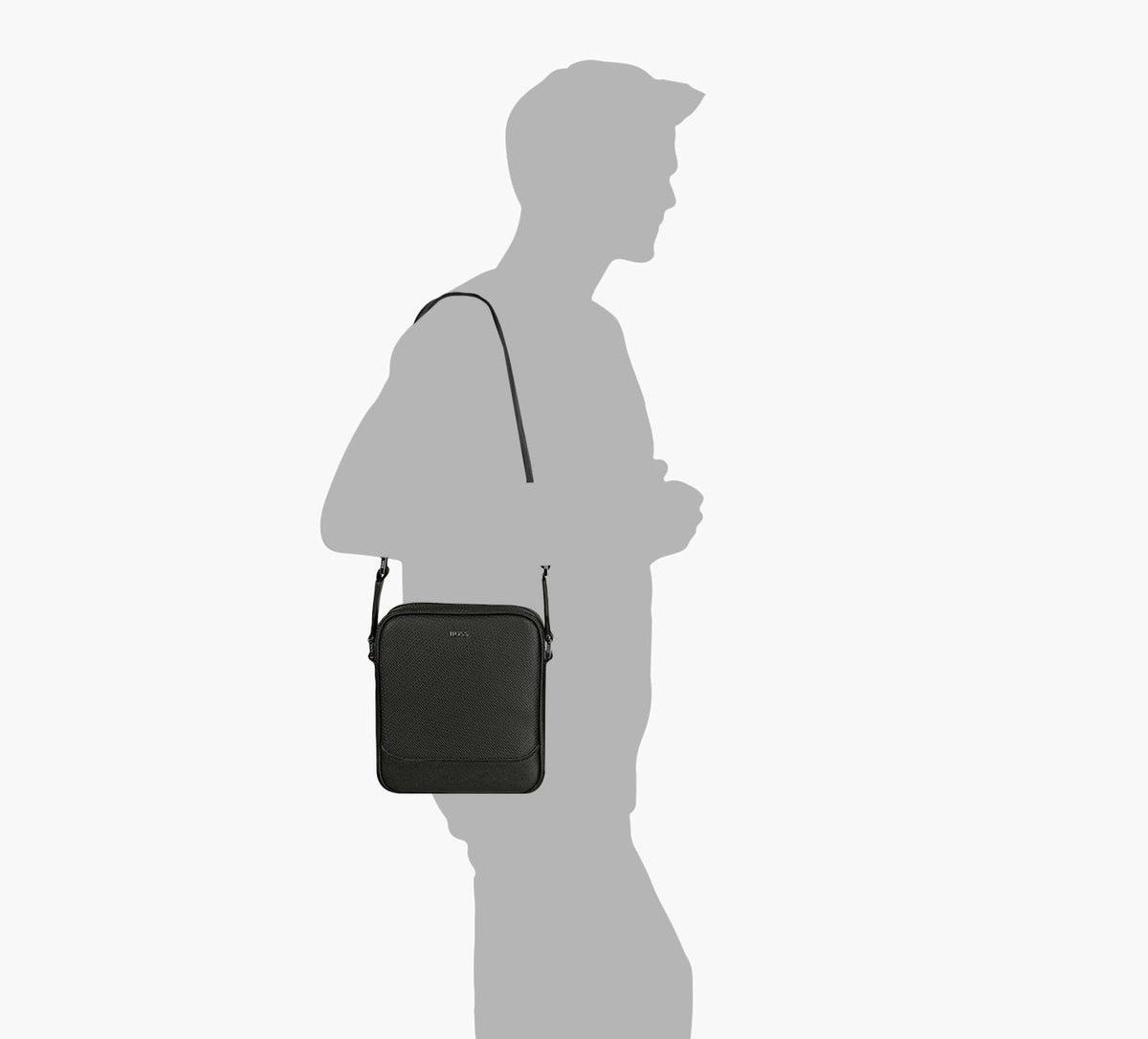 BOSS NORTHONCROSSBODY in BLACK view 4