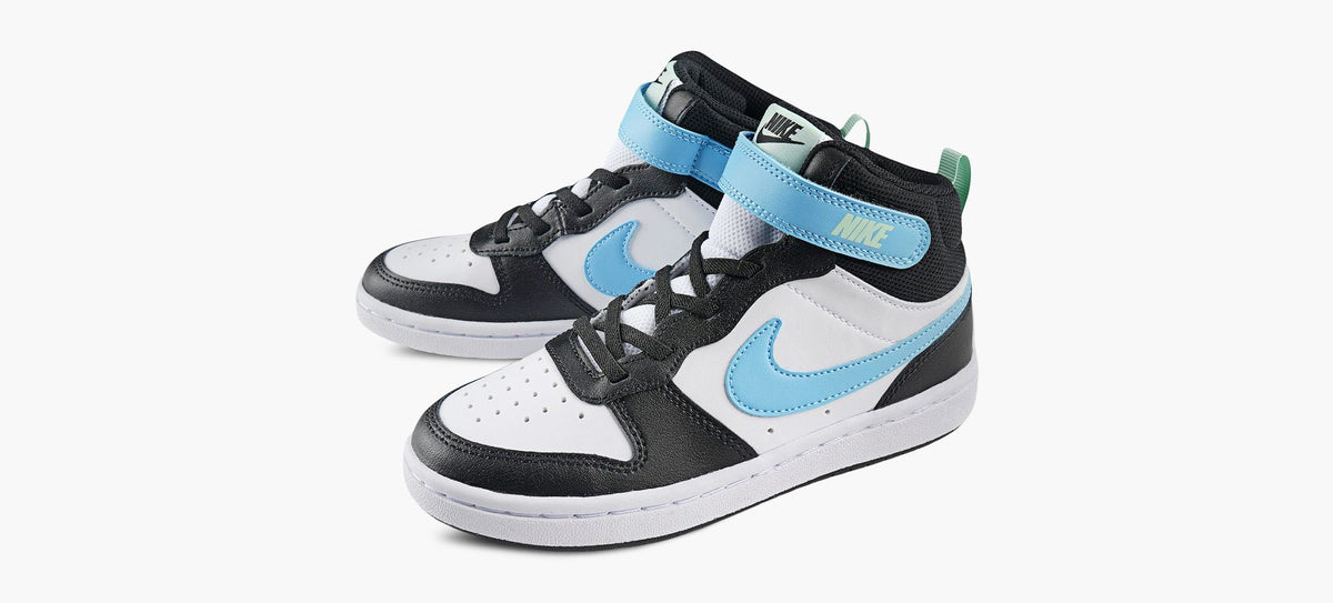 NIKE BASKETCOURTBOROUGHMID2 en BLANC vue 4