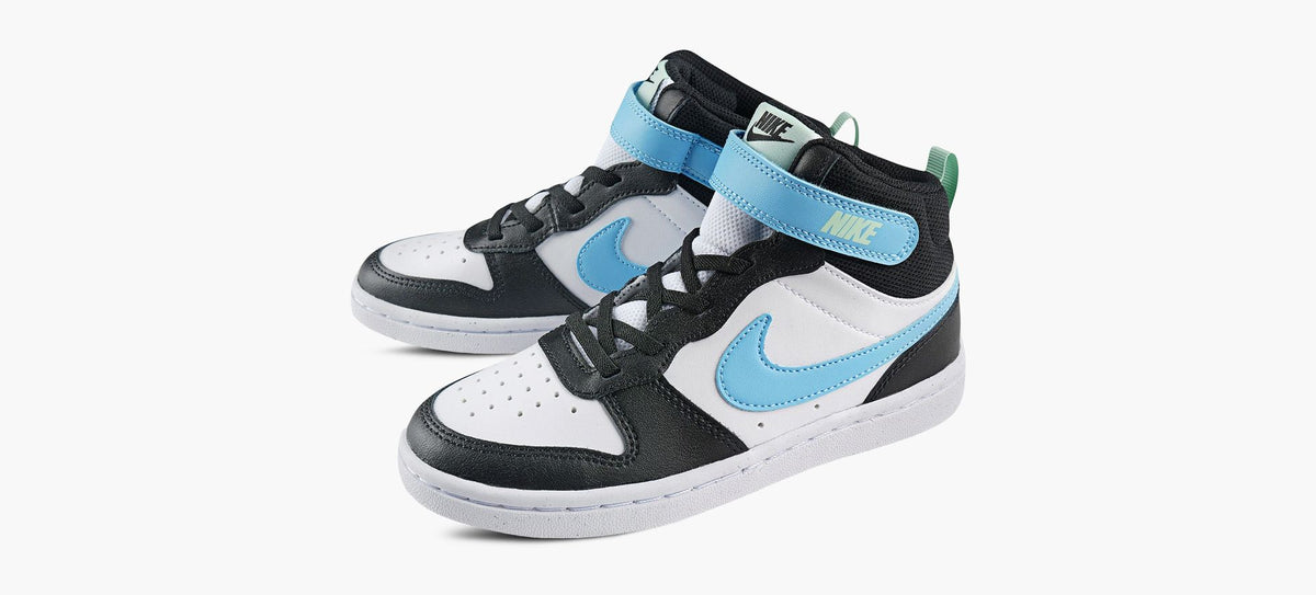 NIKE BASKETCOURTBOROUGHMID2 en BLANC vue 4
