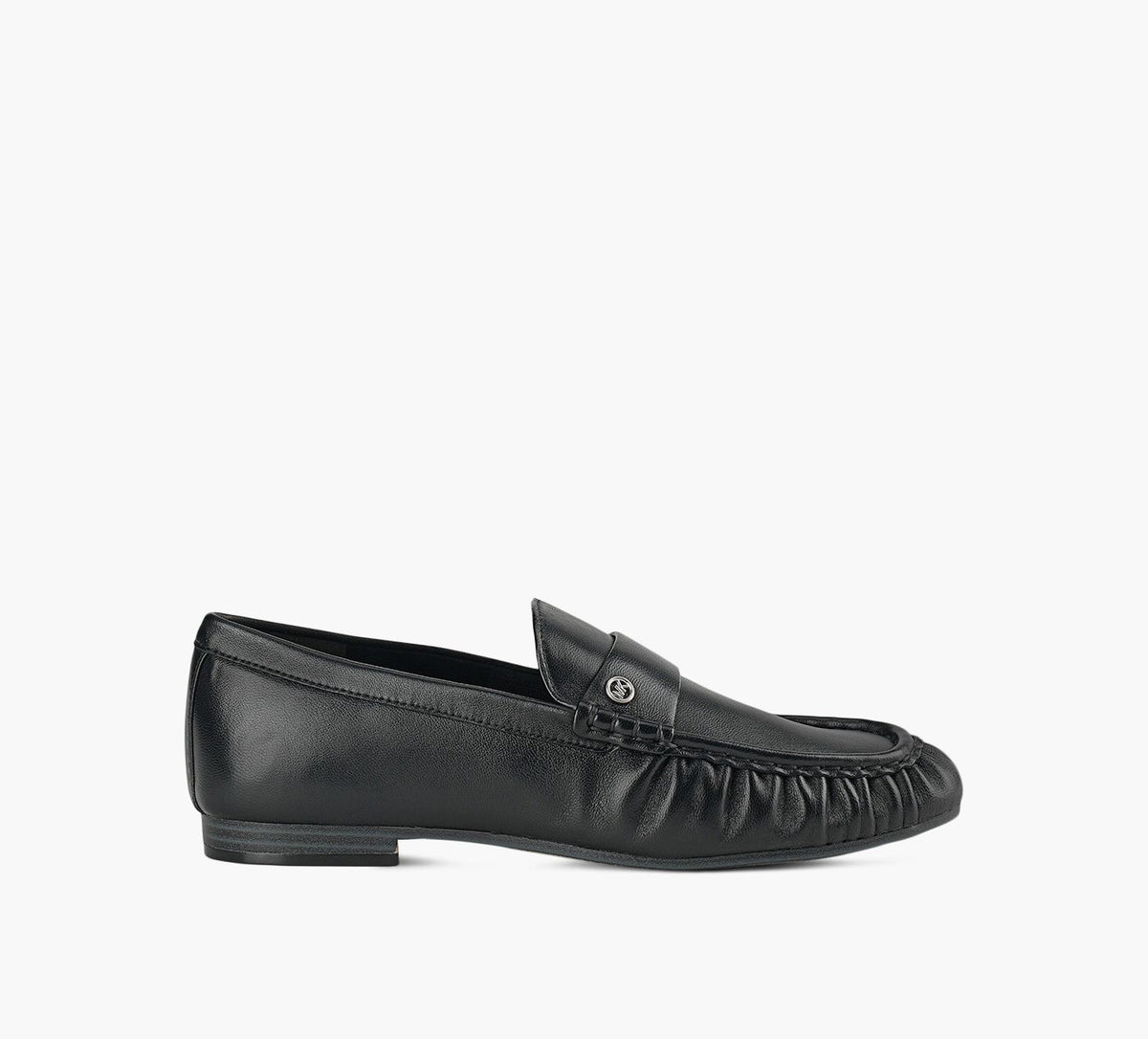 MICHAEL KORS JENNINGSRUCHEDLOAFER in BLACK