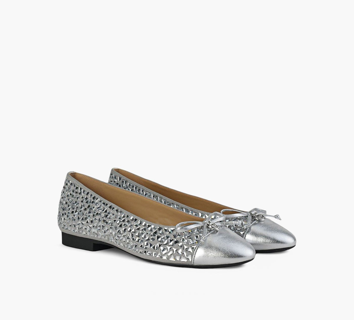 MICHAEL KORS BALLERINEPIPERFLEX en ARGENT vue 2