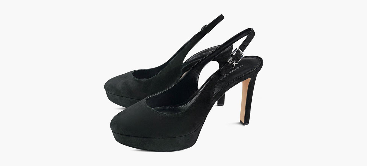 MICHAEL KORS ESCARPINPLATEFORMEBRIDEARRIRETRACY en NOIR vue 4